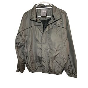 NWT Ray Cook Tech Windbreaker Jacket Charcoal Size S/ P